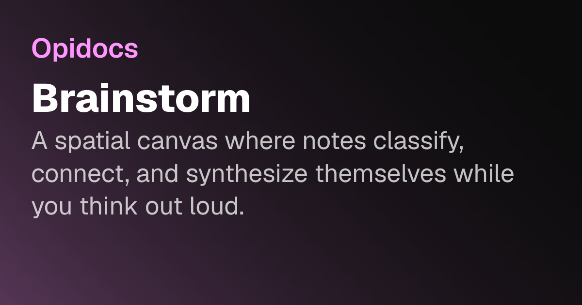 Brainstorm